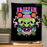 Alien Wall Hanging Tapestry - Jacquard 100% Polyester Decor