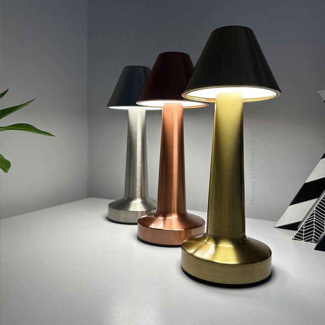Ambient Oblique Modern Cordless Table Lamp with 3 Lighting Modes