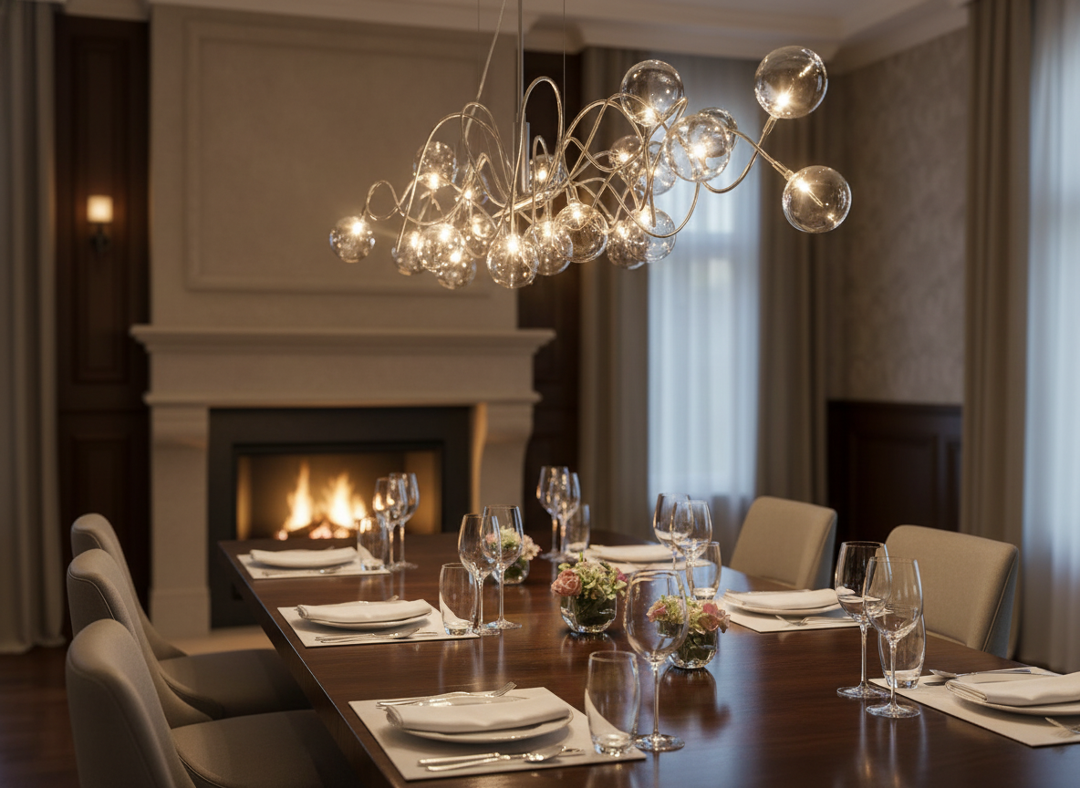 Atom Chandelier – Modern Design, Brilliant Lighting