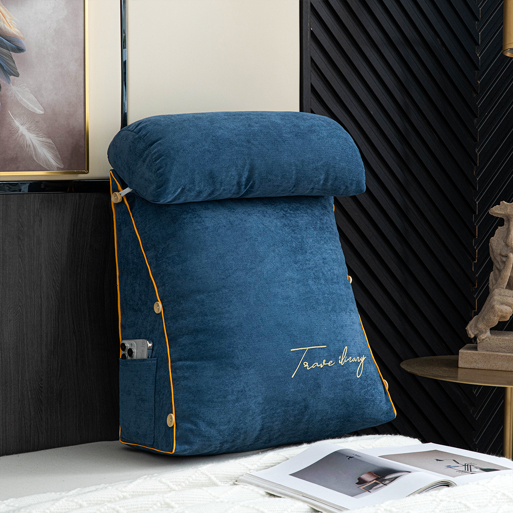 Luxury Backrest Reading Pillow with Adjustable Support