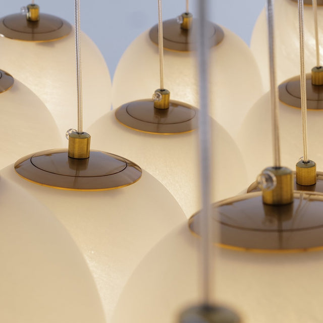 Blurred Bubbles Chandelier – Modern Glass Cluster Ceiling Light