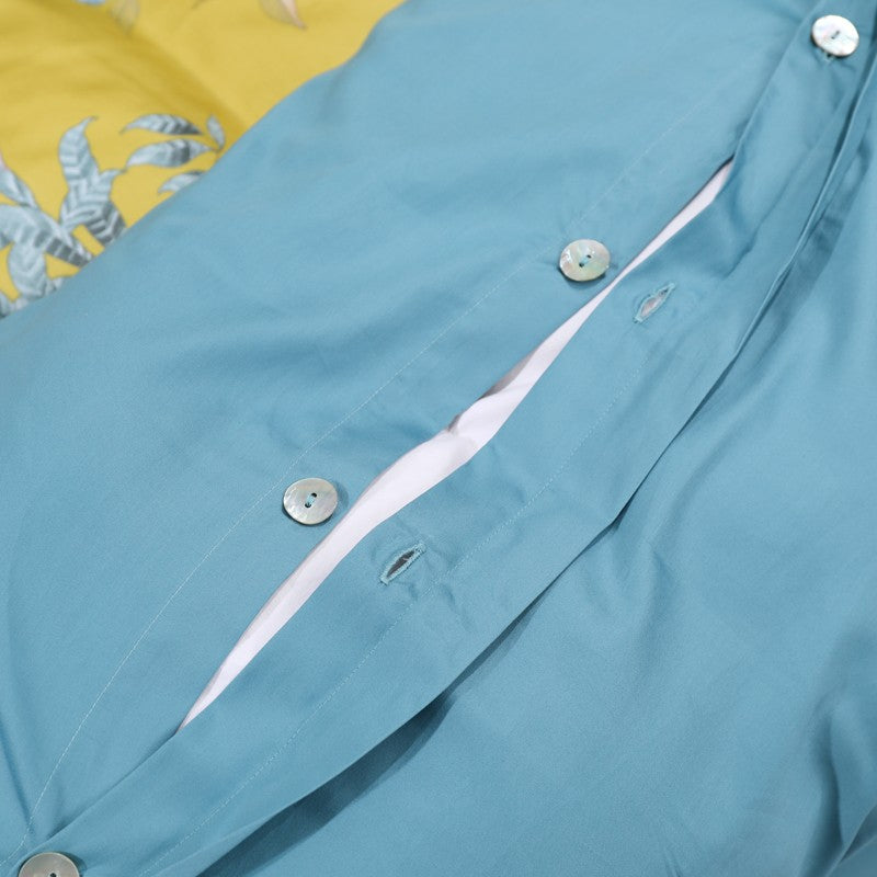 Tropical Haven Duvet Cover Set (Egyptian Cotton, 500 TC)