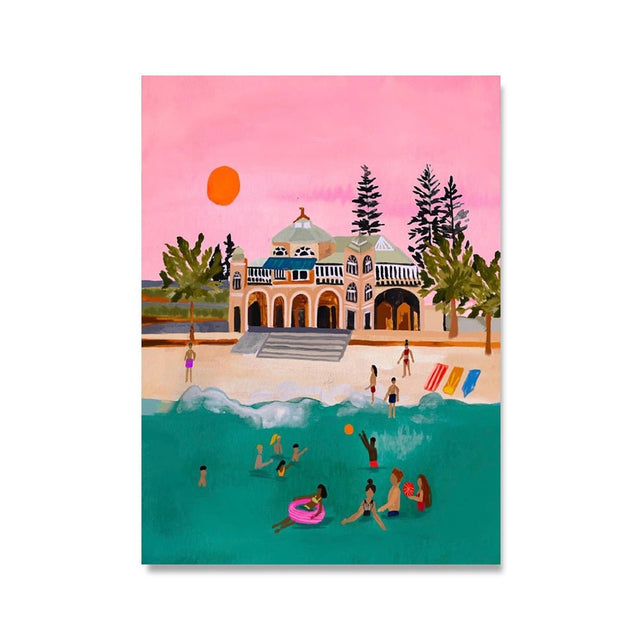 Boho Landscape Posters on Canvas with Stunning Travel Prints