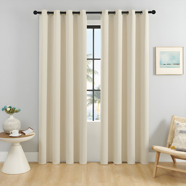 Room Darkening & Light Reducing Curtain in Solid Color Fabric