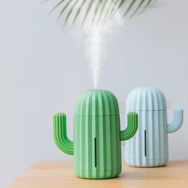 Cactus Shaped Rechargeable Aromatherapy Humidifier 340ml