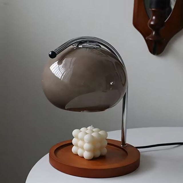 Retro Glass Dimmable Candle Warmer Lamp-5