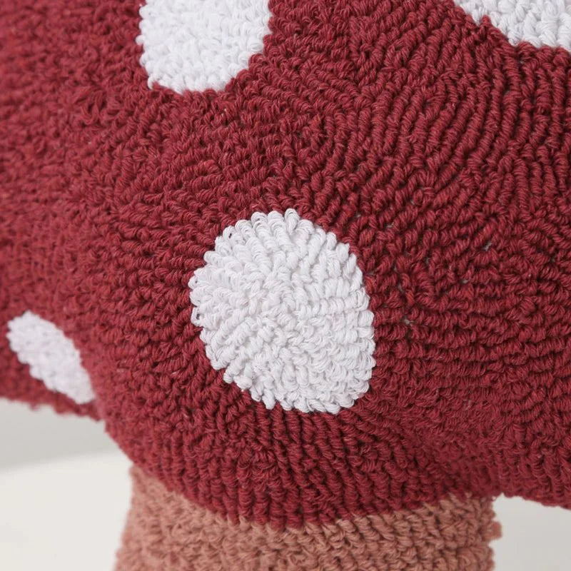 Cartoon Throw Cushions with Embroidered Cotton Design