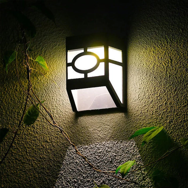 Solar LED Wall Light – Stylish Weather-Resistant Efficient Lighting