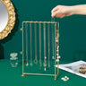 Coloured Hanging Jewellery Organiser Stand with Metal Frame