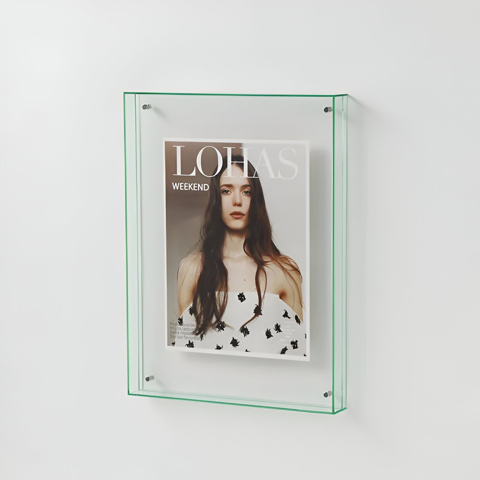 Coloured Transparent Acrylic Picture Frame for Modern Displays