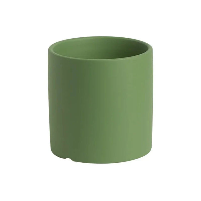 Colourful Ceramic Flower Pot with Drainage Modern Design