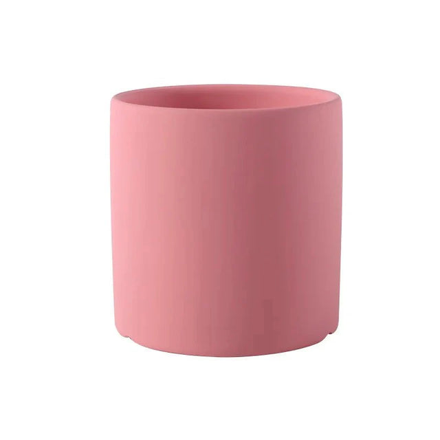 Colourful Ceramic Flower Pot with Drainage Modern Design