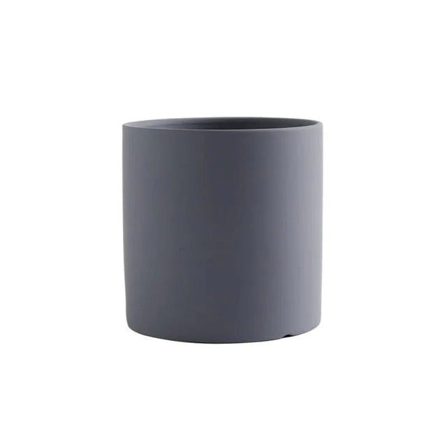Colourful Ceramic Flower Pot with Drainage Modern Design