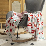 Comfortable & Cosy Hearts Sofa Blanket for Ultimate Relaxation