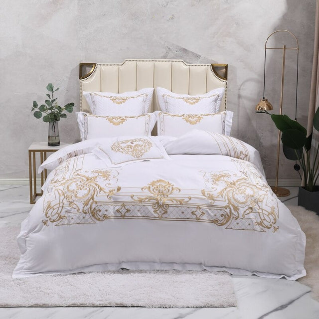 Regal Crest Duvet Cover Set (Egyptian Cotton, 1000 TC)