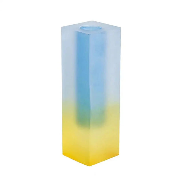 Crystal Effect Gradient Vase Modern Acrylic Tabletop Decor