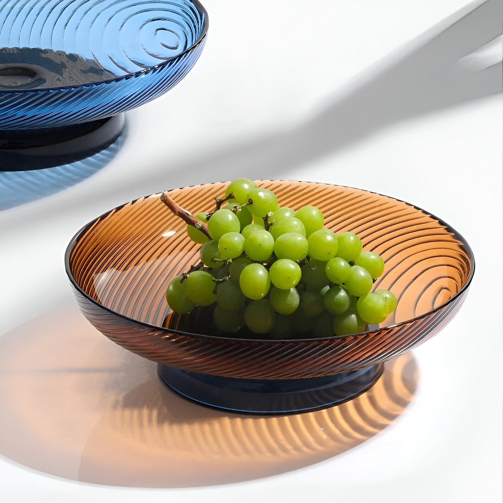 Elegant Crystal Glass Fruit Bowl for Stylish Home Decor