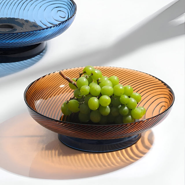 Elegant Crystal Glass Fruit Bowl for Stylish Home Decor