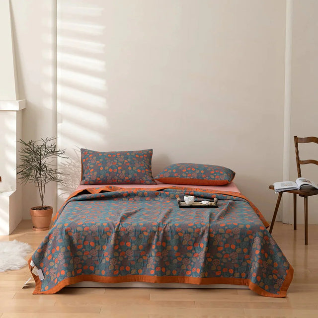 Decorative Bohemian Style Bed Blanket for Cozy Comfort