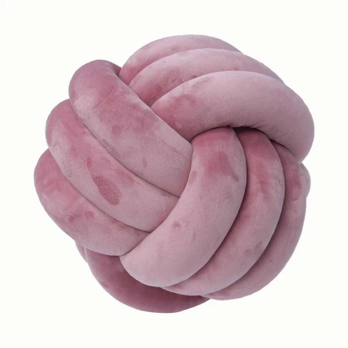 Decorative Knotted Suede Effect Ball Soft Cushion Pillow
