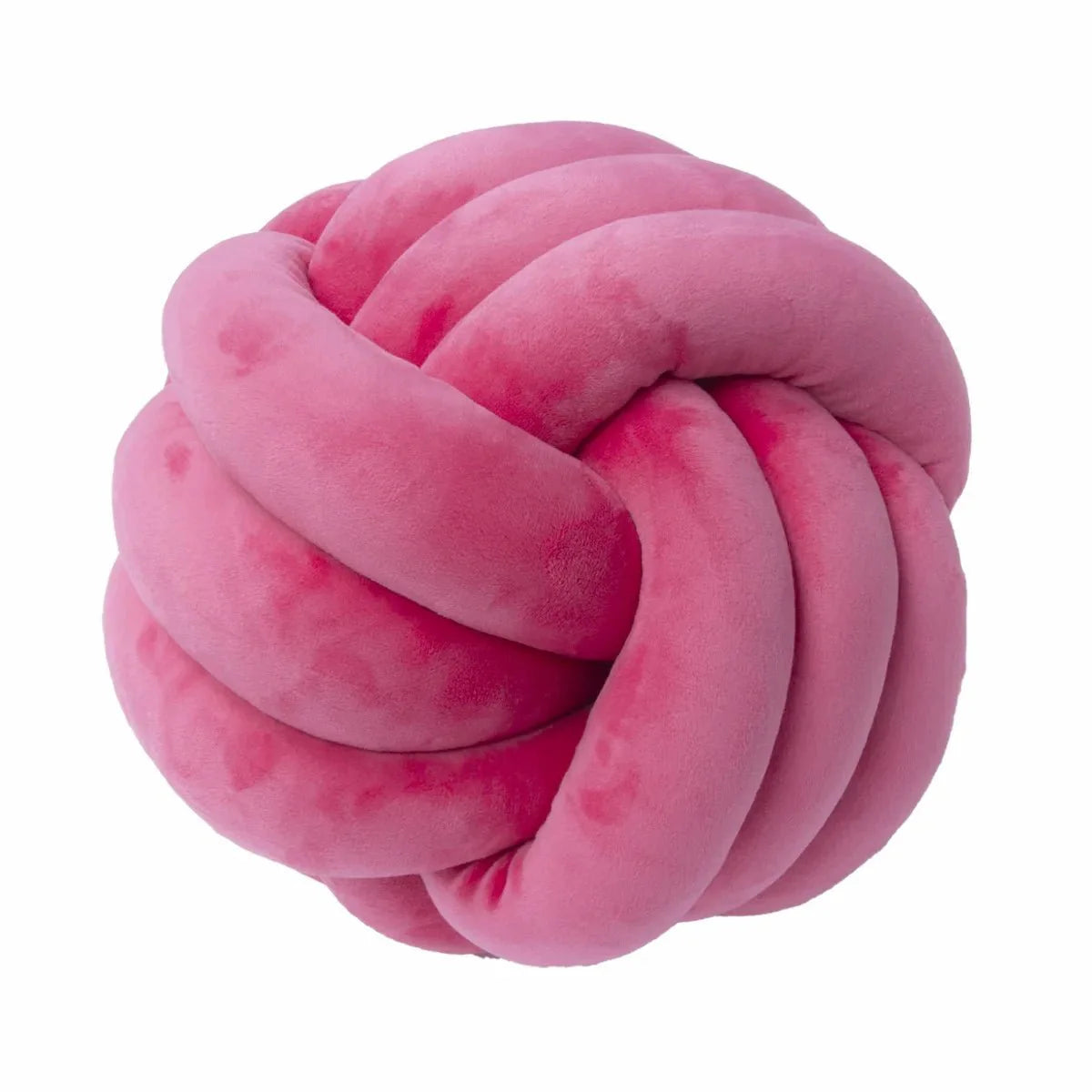 Decorative Knotted Suede Effect Ball Soft Cushion Pillow