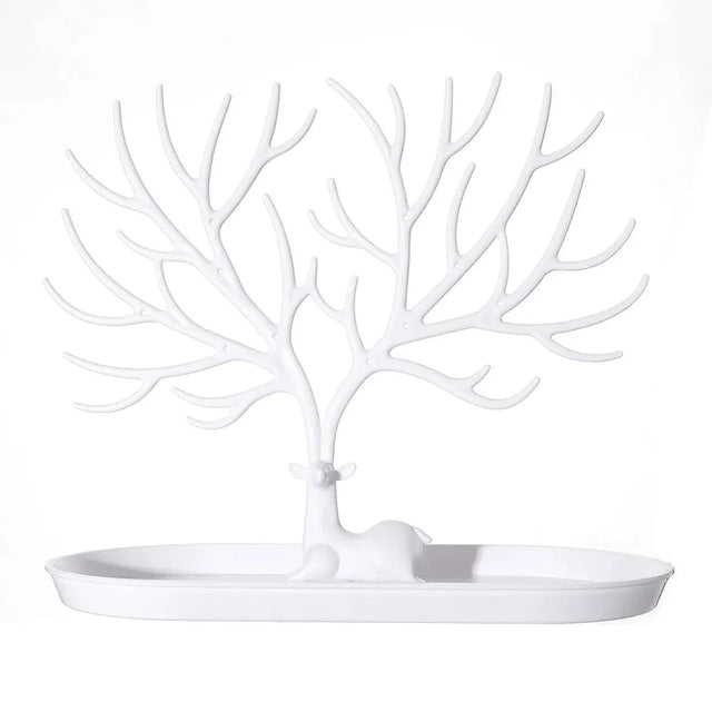 Deer Shaped Jewellery Display Stand in Chic Plastic Design