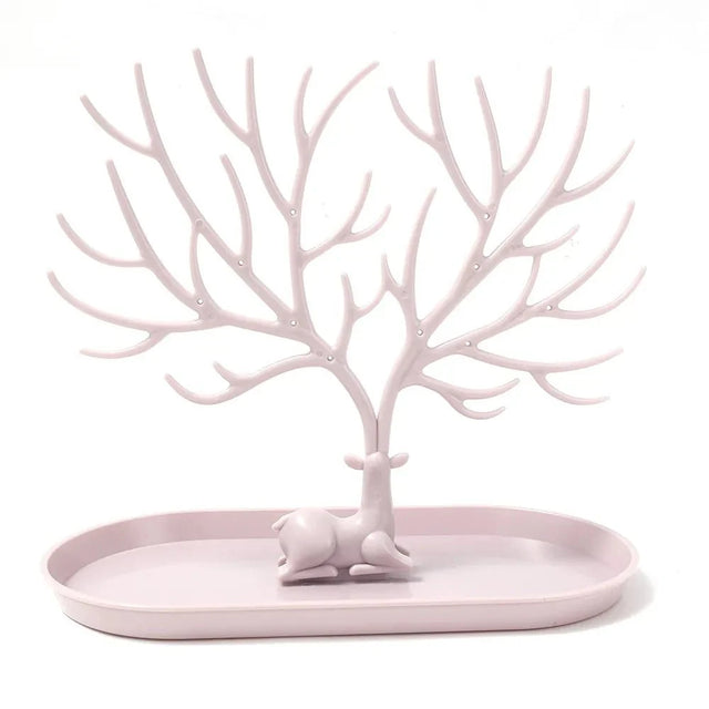 Deer Shaped Jewellery Display Stand in Chic Plastic Design