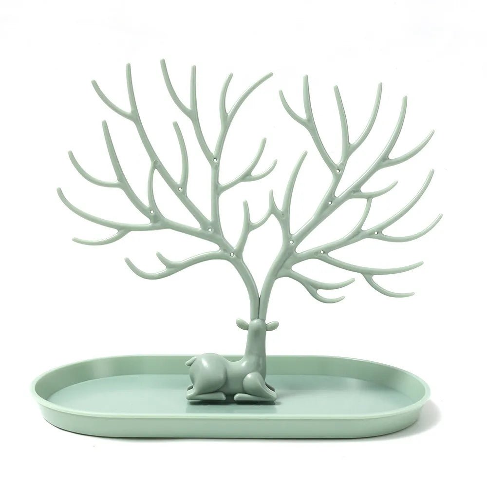Deer Shaped Jewellery Display Stand in Chic Plastic Design
