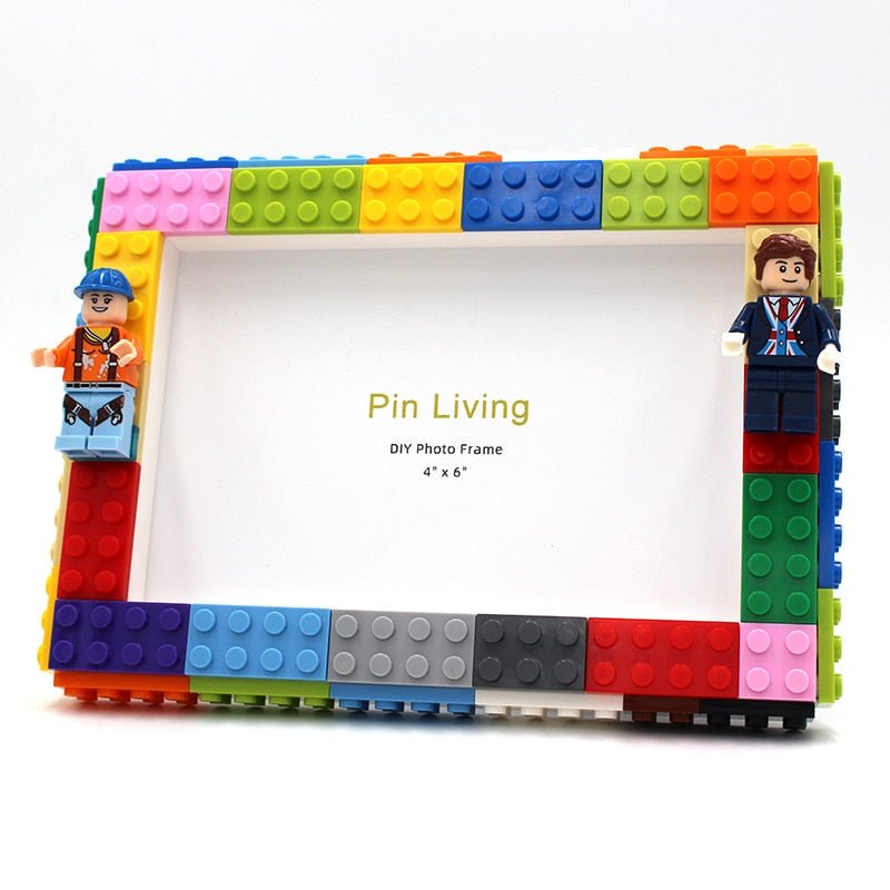 DIY Children's Building Block Photo Frame in Modern Style