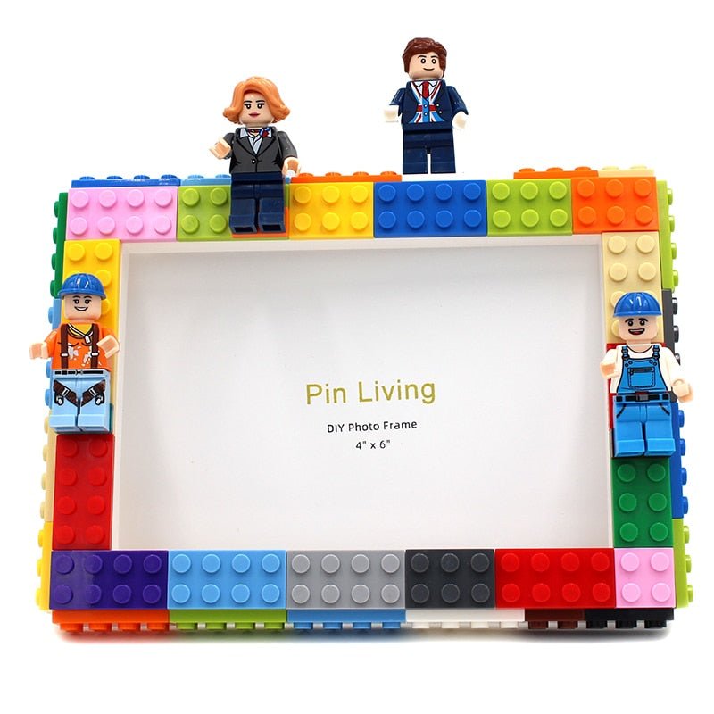 DIY Children's Building Block Photo Frame in Modern Style
