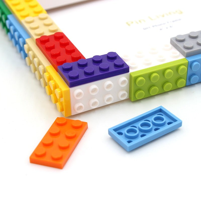 DIY Children's Building Block Photo Frame in Modern Style