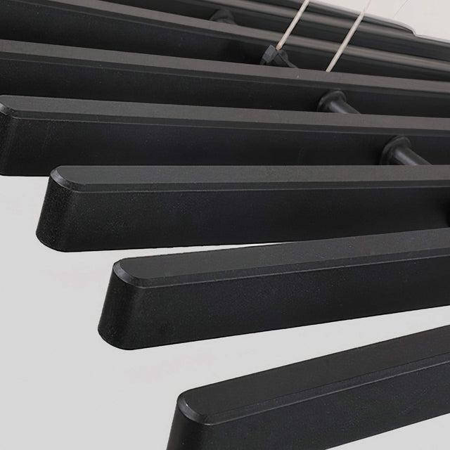 DNA Chandelier – Industrial Black LED Ceiling Light with Adjustable Design