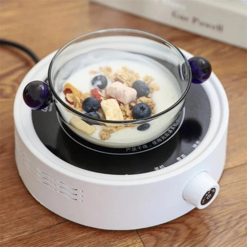 Double Ball Handled Coloured Glass Bowl Eco-Friendly Design