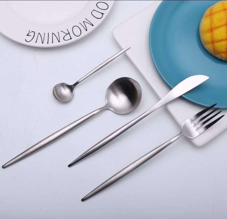  Arya Silver Cutlery Set-2