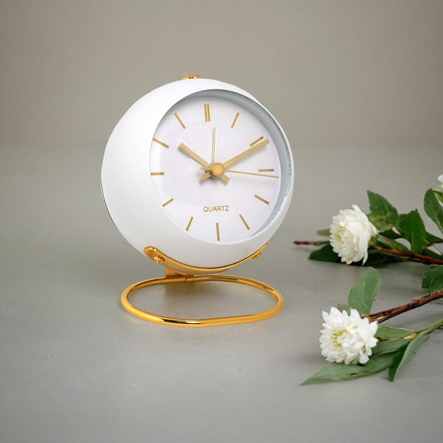 LumiChron Modern Electronic Table Clock Stylish Design Durable Metal