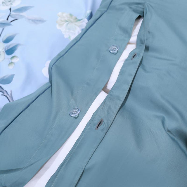 Dreamland Duvet Cover Set – 500 TC Egyptian Cotton with Floral Bird Design