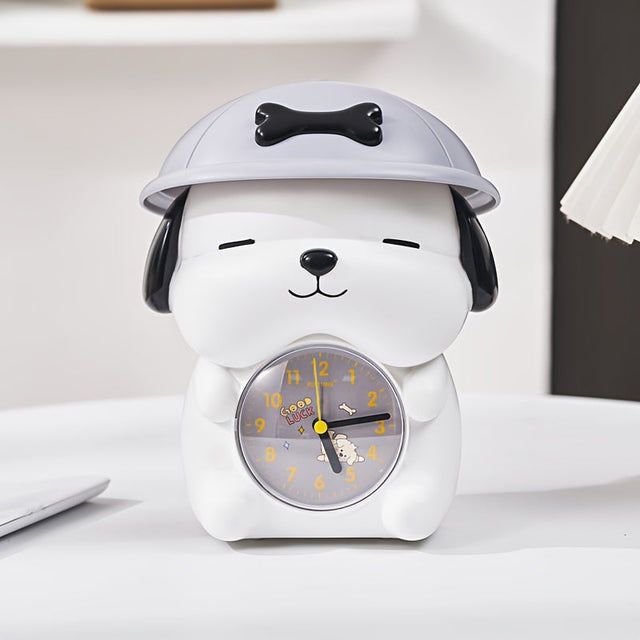 PuppyPal Cartoon Puppy Alarm Clock for Kids Room Decor