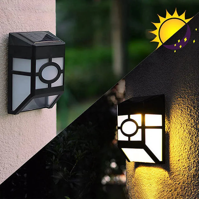 Solar LED Wall Light – Stylish Weather-Resistant Efficient Lighting