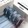 Eight Piece Solid Colour Tape Set for Crafting Projects