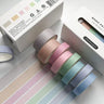 Eight Piece Solid Colour Tape Set for Crafting Projects