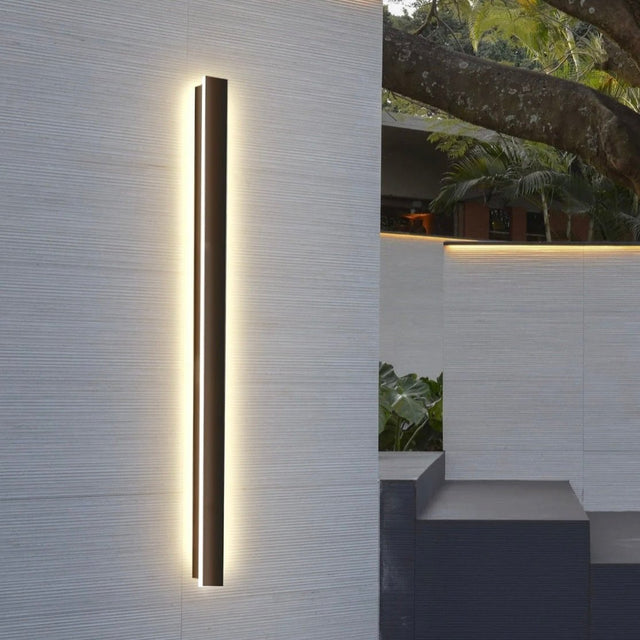 ELVI | Outdoor Long Strip Modern Wall Sconce Light-6