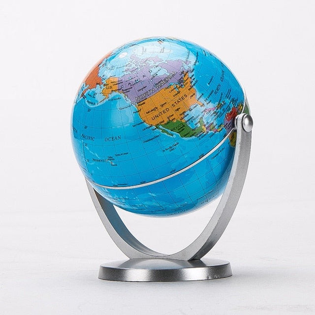 English Version Small Teaching World Globe - Modern Plastic Design