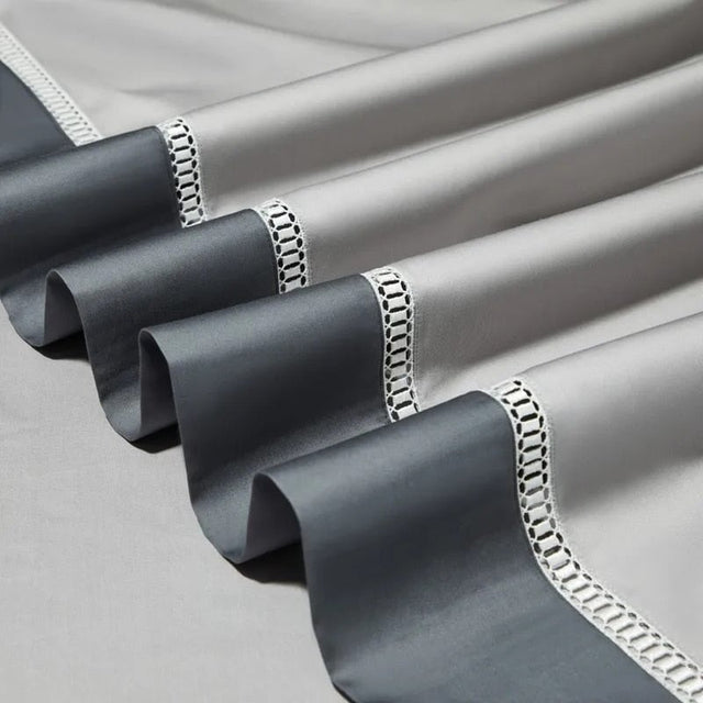 Essence Duvet Cover Set – 1000 TC Egyptian Cotton with Elegant Border Detailing