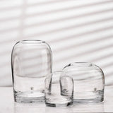 European Style Creative Flower Vase in High-Quality Glass