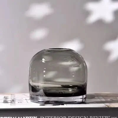 European Style Creative Flower Vase in High-Quality Glass