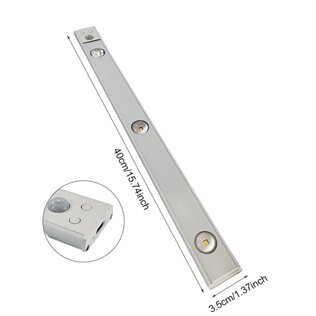Wireless Motion Sensor LED Light – Rechargeable and Easy to Install