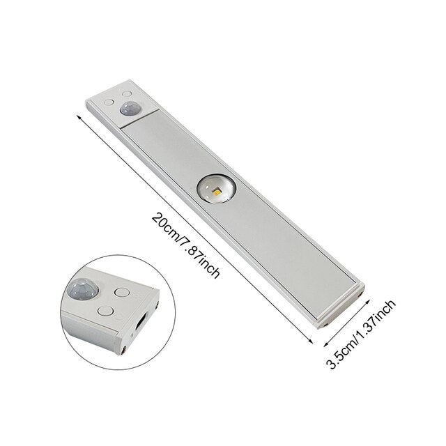 Wireless Motion Sensor LED Light – Rechargeable and Easy to Install