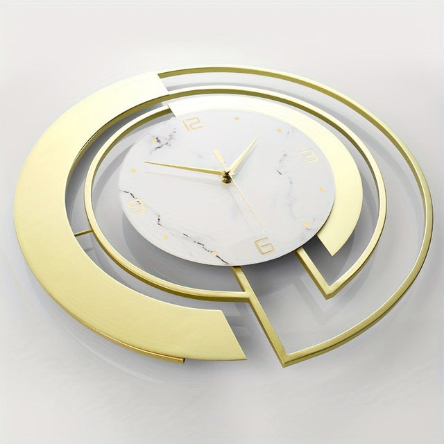 Timeless Elegance - Contemporary Metal Wall Clock 18 Inch