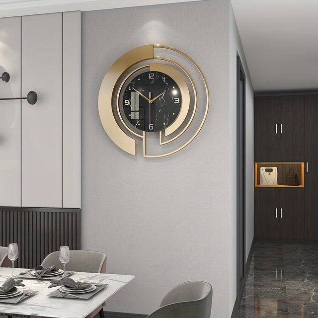 Timeless Elegance - Contemporary Metal Wall Clock 18 Inch