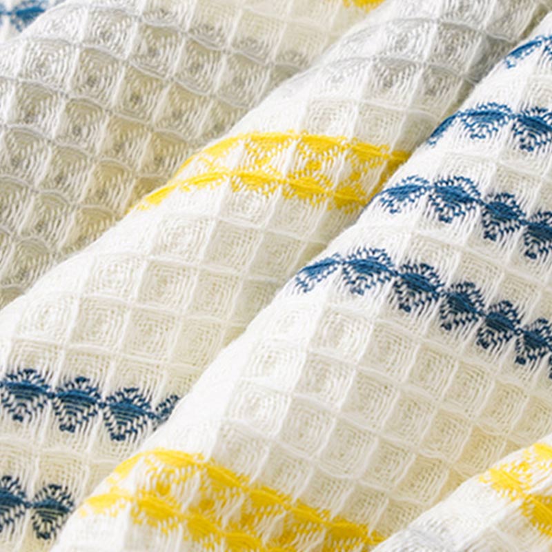 Ownkoti Colorblock Striped Cotton Bath Towel-5